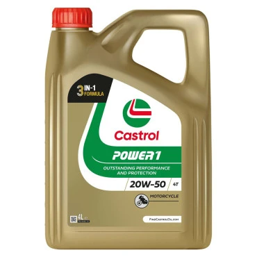 Λιπαντικό κινητήρα Castrol POWER1 4T 20W-50 4L