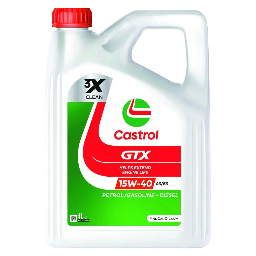 Λιπαντικό κινητήρα Castrol GTX 15W-40 A3/B3 4L
