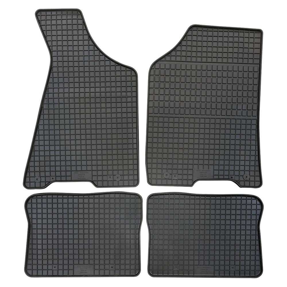 Audi 80 B3/B4 (1986-1995) λαστιχένια μαύρα πατάκια Petex - 4τμχ Audi 80 B3/B4 (1986-1995) λαστιχένια μαύρα πατάκια Petex - 4τμχ
