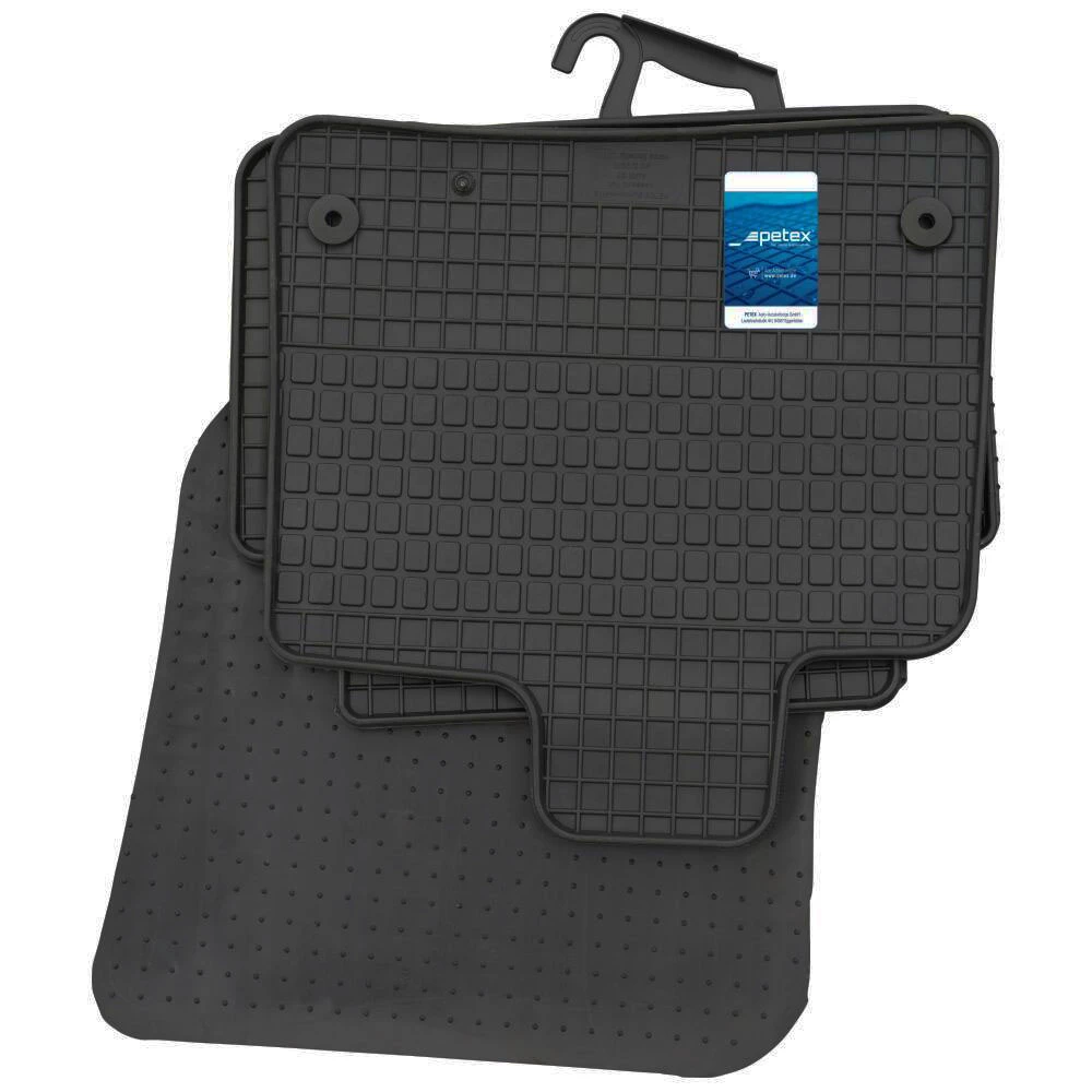 Audi Q7 (2006-2014) λαστιχένια μαύρα πατάκια Petex - 4τμχ Audi Q7 (2006-2014) λαστιχένια μαύρα πατάκια Petex - 4τμχ