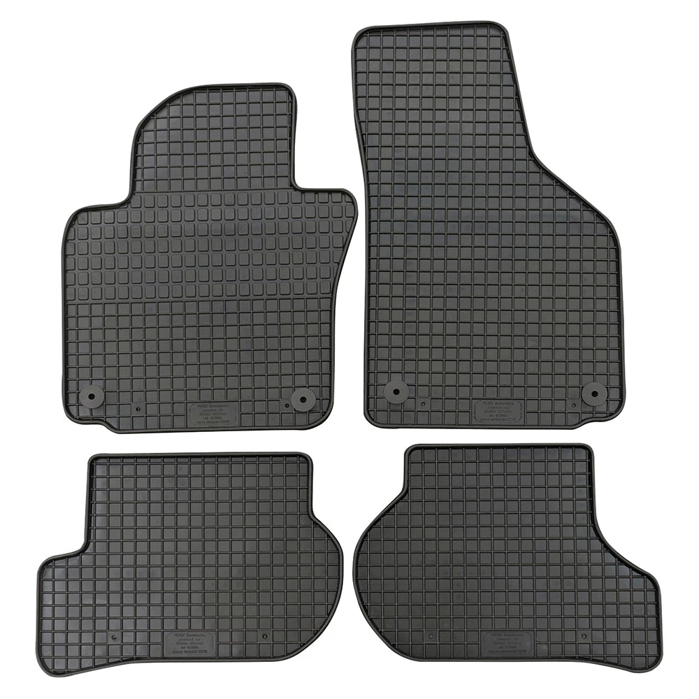 Skoda Octavia II (2004-2013) λαστιχένια μαύρα πατάκια Petex - 4τμχ Skoda Octavia II (2004-2013) λαστιχένια μαύρα πατάκια Petex - 4τμχ