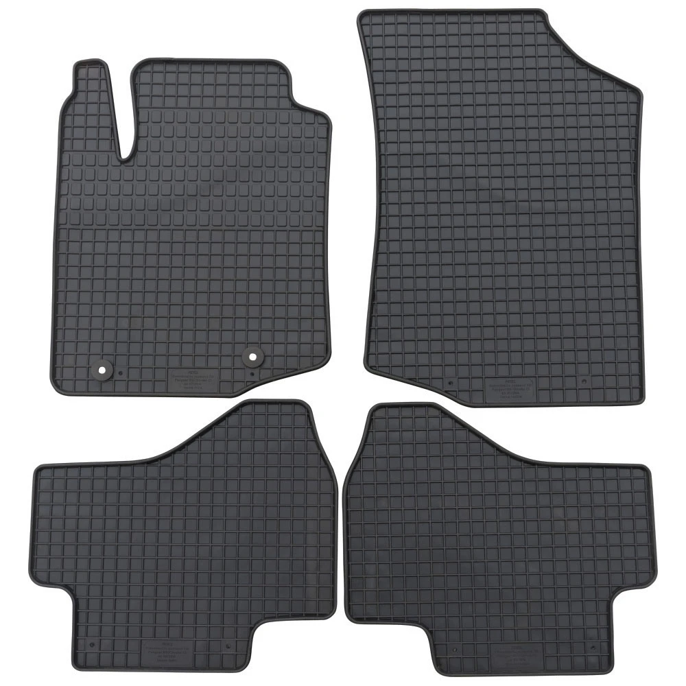 Peugeot 108 / Citroen C1 / Toyota Aygo (2014+) λαστιχένια μαύρα πατάκια Petex - 4τμχ Peugeot 108 / Citroen C1 / Toyota Aygo (2014+) λαστιχένια μαύρα πατάκια Petex - 4τμχ