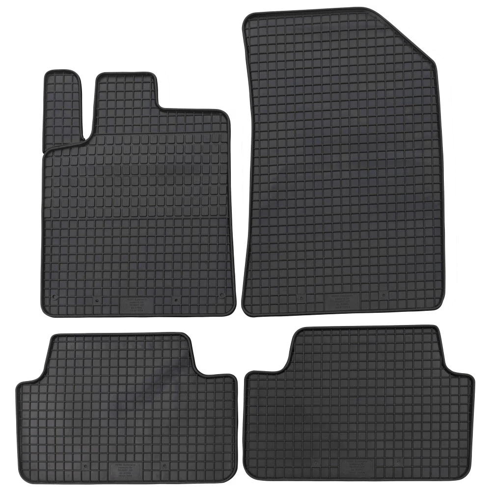 Peugeot 407 (2004-2011) λαστιχένια μαύρα πατάκια Petex - 4τμχ Peugeot 407 (2004-2011) λαστιχένια μαύρα πατάκια Petex - 4τμχ