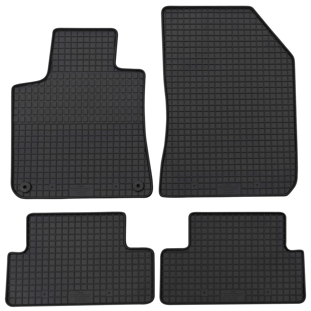 Peugeot 308 (2013-2021) λαστιχένια μαύρα πατάκια Petex - 4τμχ Peugeot 308 (2013-2021) λαστιχένια μαύρα πατάκια Petex - 4τμχ