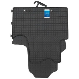 Renault Trafic (2014+) Μπροστινά 3 Θέσεις λαστιχένια μαύρα πατάκια Petex - 2τμχ