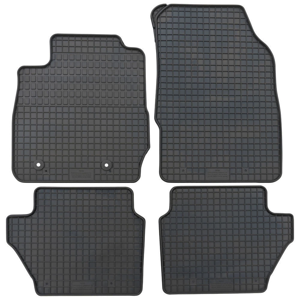 Ford Ecosport (2014+) λαστιχένια μαύρα πατάκια Petex - 4τμχ Ford Ecosport (2014+) λαστιχένια μαύρα πατάκια Petex - 4τμχ