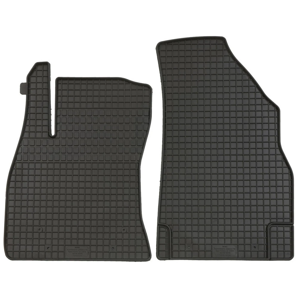 Opel Combo (2012-2018) λαστιχένια μαύρα πατάκια Petex - 2τμχ Opel Combo (2012-2018) λαστιχένια μαύρα πατάκια Petex - 2τμχ