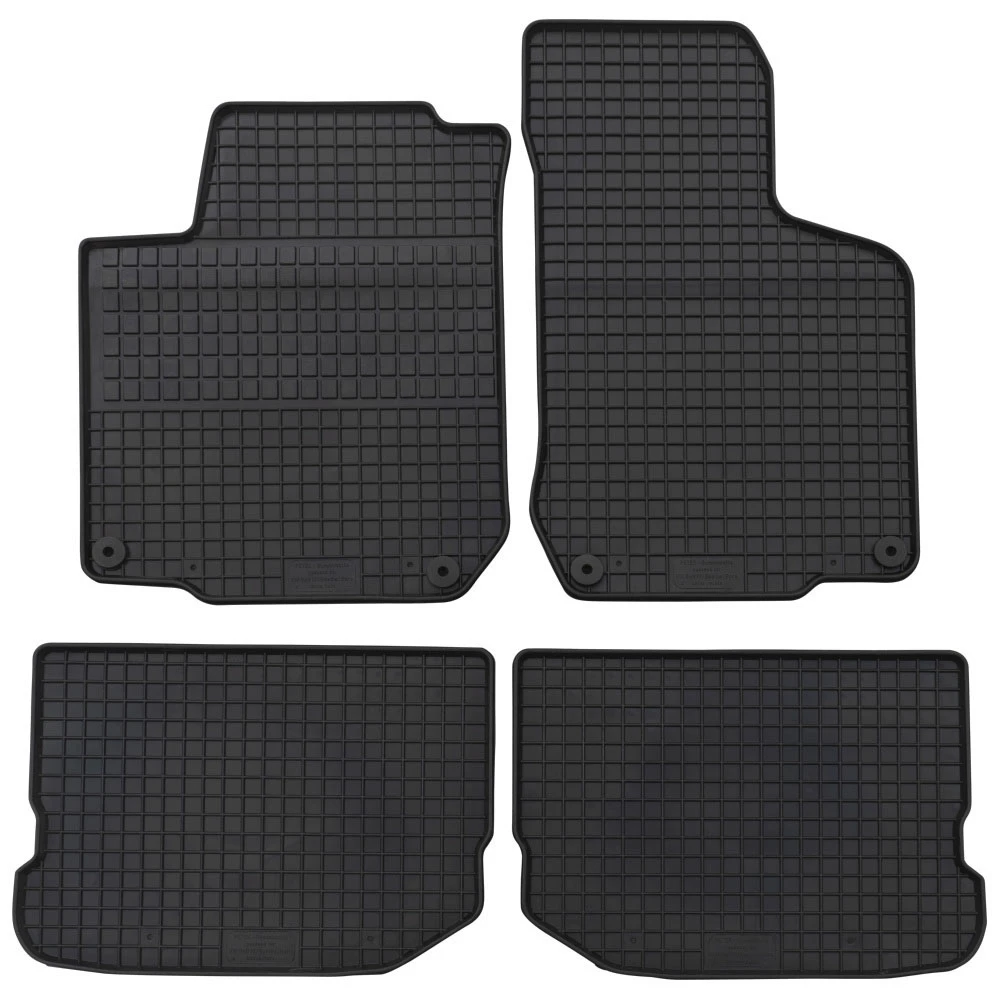 VW Golf 4 (1998-2003) / Bora (1998-2005) / Beetle (1998-2011) λαστιχένια μαύρα πατάκια Petex - 4τμχ VW Golf 4 (1998-2003) / Bora (1998-2005) / Beetle (1998-2011) λαστιχένια μαύρα πατάκια Petex - 4τμχ