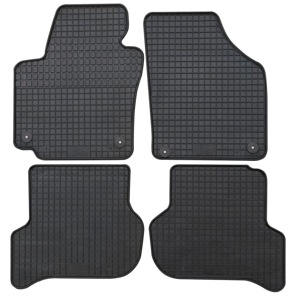 VW Golf 5 Plus (2005-2014) λαστιχένια μαύρα πατάκια Petex - 4τμχ VW Golf 5 Plus (2005-2014) λαστιχένια μαύρα πατάκια Petex - 4τμχ