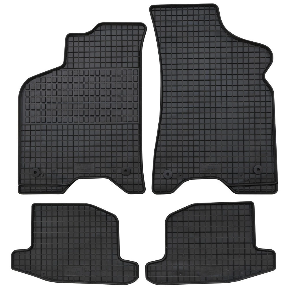 VW Lupo (1998-2005) λαστιχένια μαύρα πατάκια Petex - 4τμχ VW Lupo (1998-2005) λαστιχένια μαύρα πατάκια Petex - 4τμχ