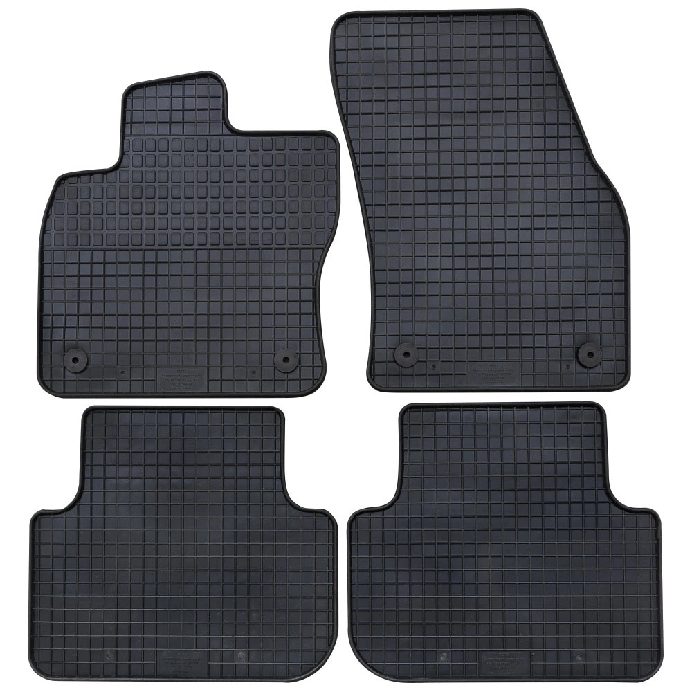 VW Tiguan Allspace (2016+) λαστιχένια μαύρα πατάκια Petex - 4τμχ VW Tiguan Allspace (2016+) λαστιχένια μαύρα πατάκια Petex - 4τμχ