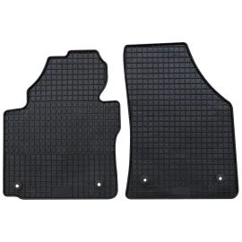 VW Caddy (2004+) Μπροστά λαστιχένια μαύρα πατάκια Petex - 2τμχ VW Caddy (2004+) Μπροστά λαστιχένια μαύρα πατάκια Petex - 2τμχ