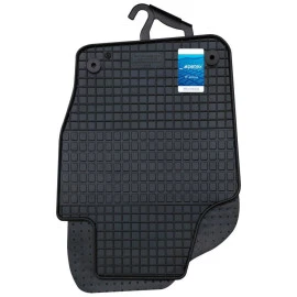 VW Polo / Cross Polo (2009-2017) λαστιχένια μαύρα πατάκια Petex - 4τμχ