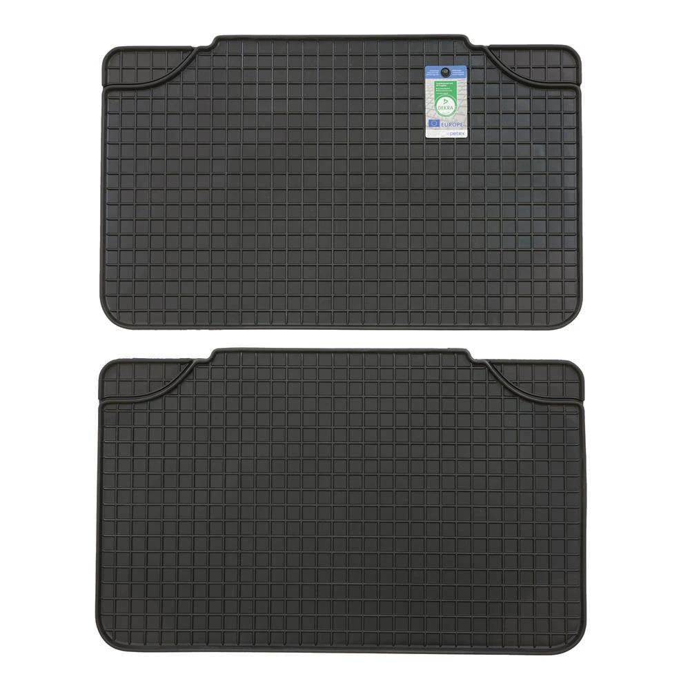 VW Sharan / Seat Alhambra (1995-2010) / Ford Galaxy (1995-2006) Δεύτερη Σειρά Καθισμάτων λαστιχένια μαύρα πατάκια Petex - 2τμχ VW Sharan / Seat Alhambra (1995-2010) / Ford Galaxy (1995-2006) Δεύτερη Σειρά Καθισμάτων λαστιχένια μαύρα πατάκια Petex - 2τμχ