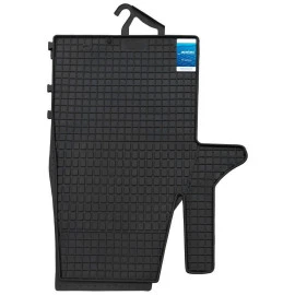 VW Transporter T5 / T6 (2003+) 2Θέσιο Μπροστά λαστιχένια μαύρα πατάκια Petex - 3τμχ