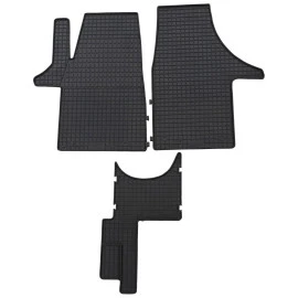 VW Transporter T5 / T6 (2003+) 3Θέσιο Μπροστά λαστιχένια μαύρα πατάκια Petex - 3τμχ VW Transporter T5 / T6 (2003+) 3Θέσιο Μπροστά λαστιχένια μαύρα πατάκια Petex - 3τμχ