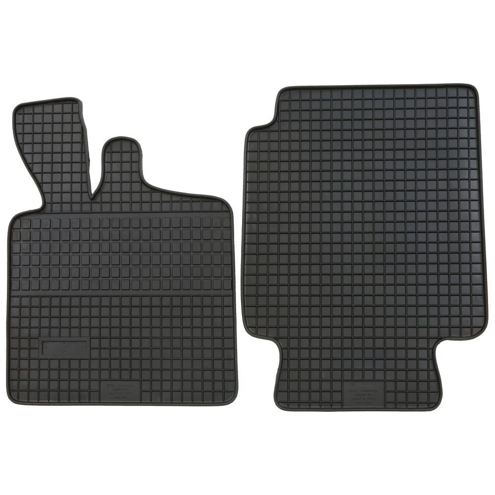 Smart ForTwo 450 (1998-2007) λαστιχένια μαύρα πατάκια Petex - 2τμχ Smart ForTwo 450 (1998-2007) λαστιχένια μαύρα πατάκια Petex - 2τμχ