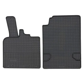 Smart ForTwo 451 (2007+) λαστιχένια μαύρα πατάκια Petex - 2τμχ Smart ForTwo 451 (2007+) λαστιχένια μαύρα πατάκια Petex - 2τμχ