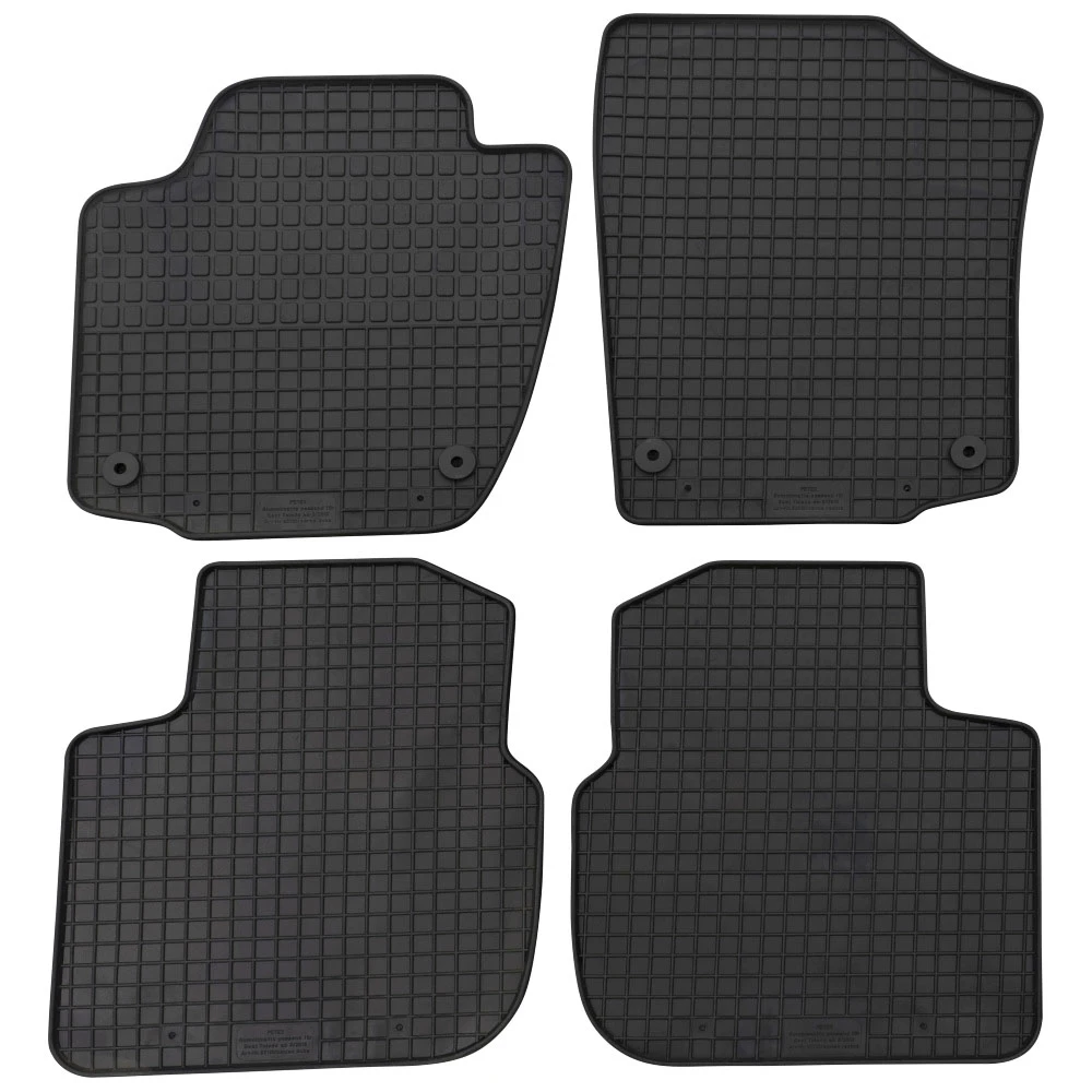 Seat Toledo (2013-2019) λαστιχένια μαύρα πατάκια Petex - 4τμχ Seat Toledo (2013-2019) λαστιχένια μαύρα πατάκια Petex - 4τμχ