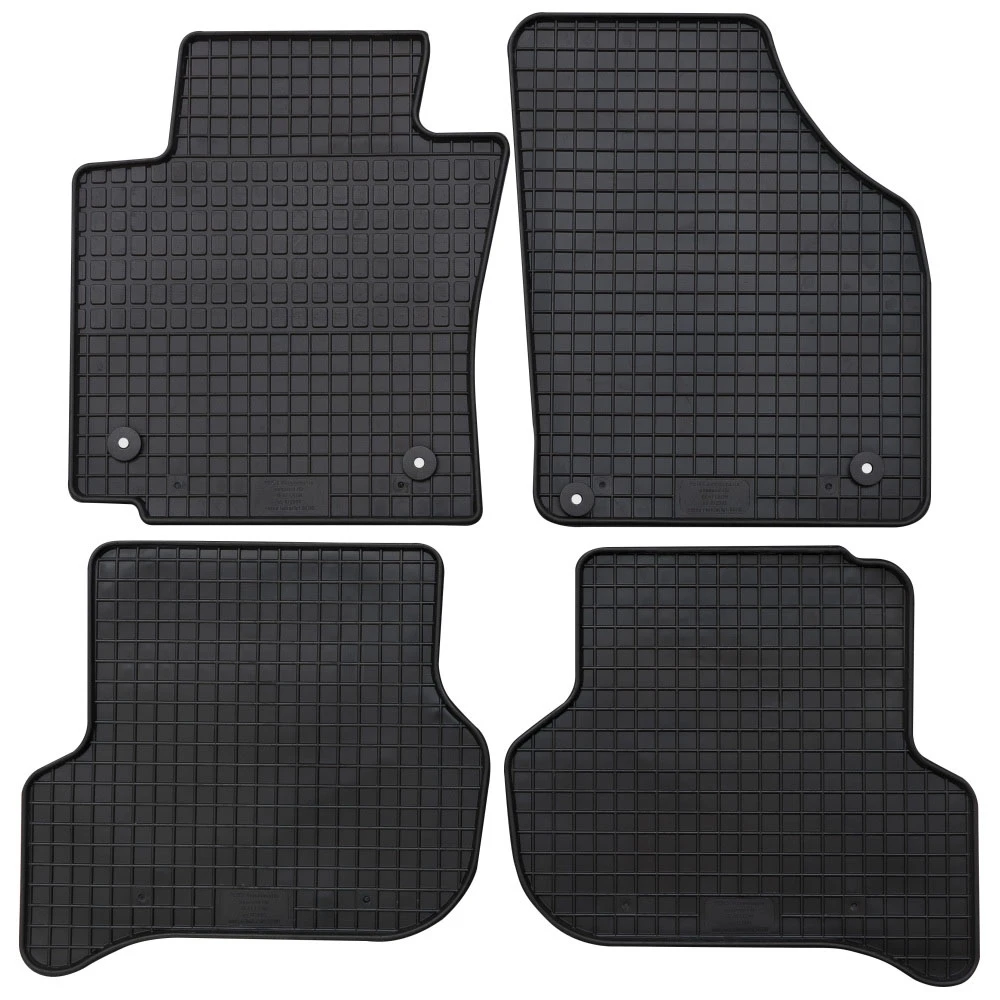 Seat Leon / Toledo (2005-2012) λαστιχένια μαύρα πατάκια Petex - 4τμχ Seat Leon / Toledo (2005-2012) λαστιχένια μαύρα πατάκια Petex - 4τμχ