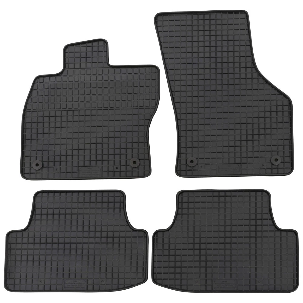 Seat Leon / Leon ST (2012-2020) λαστιχένια μαύρα πατάκια Petex - 4τμχ Seat Leon / Leon ST (2012-2020) λαστιχένια μαύρα πατάκια Petex - 4τμχ