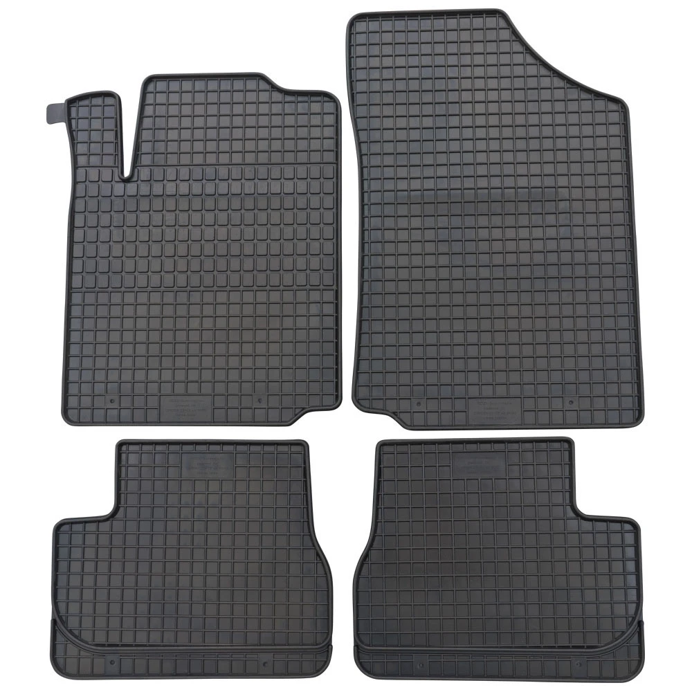 Citroen C2 / C3 (2002-2009) λαστιχένια μαύρα πατάκια Petex - 4τμχ Citroen C2 / C3 (2002-2009) λαστιχένια μαύρα πατάκια Petex - 4τμχ