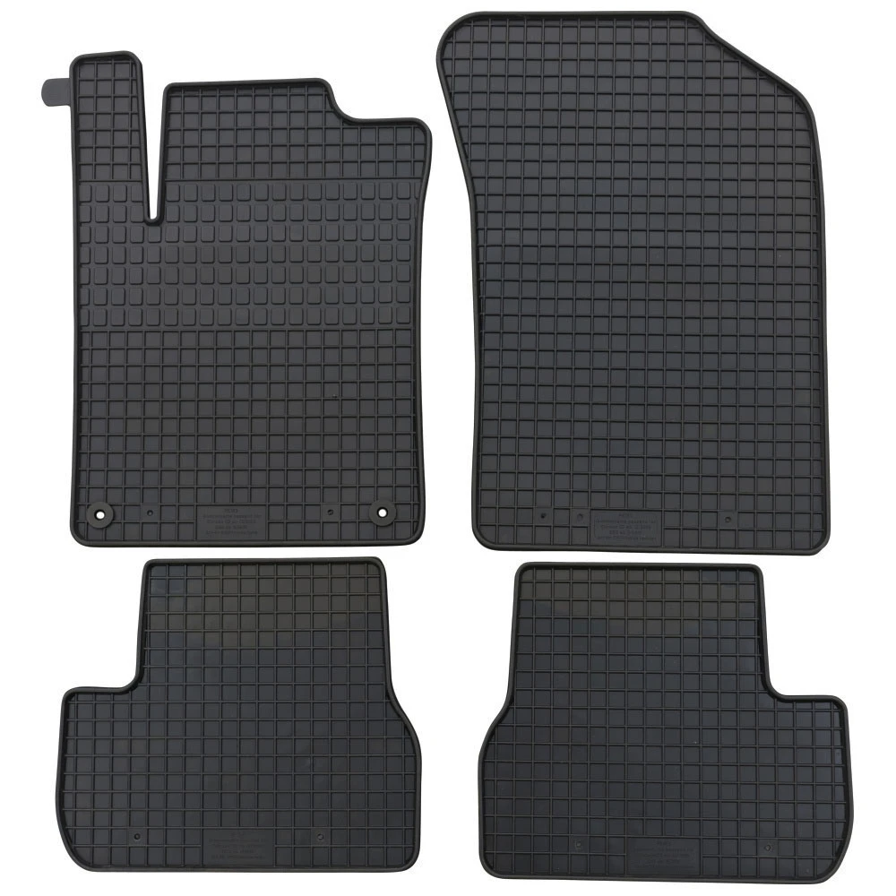 Citroen C3 (2009-2016) / DS3 (2010-2019) λαστιχένια μαύρα πατάκια Petex - 4τμχ Citroen C3 (2009-2016) / DS3 (2010-2019) λαστιχένια μαύρα πατάκια Petex - 4τμχ