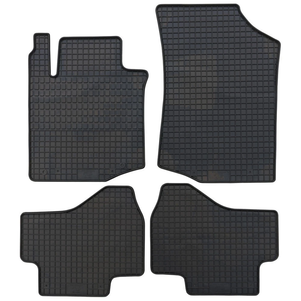Citroen C1 (2005-2014) / Peugeot 107 (2005 - 2014) / Toyota Aygo I (2005-2014) λαστιχένια μαύρα πατάκια Petex - 4τμχ Citroen C1 (2005-2014) / Peugeot 107 (2005 - 2014) / Toyota Aygo I (2005-2014) λαστιχένια μαύρα πατάκια Petex - 4τμχ