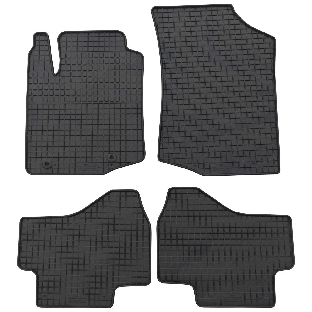 Toyota Aygo (2014+) λαστιχένια μαύρα πατάκια Petex - 4τμχ Toyota Aygo (2014+) λαστιχένια μαύρα πατάκια Petex - 4τμχ