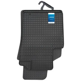 Fiat 500 (2007+) / Fiat Panda (2003+) λαστιχένια μαύρα πατάκια Petex - 4τμχ