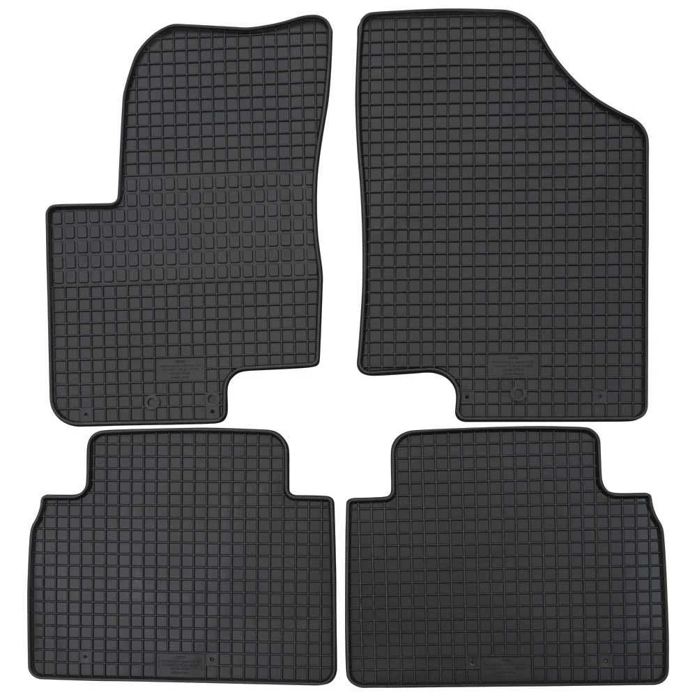 Hyundai ix20 / Kia Venga (2010-2019) λαστιχένια μαύρα πατάκια Petex - 4τμχ Hyundai ix20 / Kia Venga (2010-2019) λαστιχένια μαύρα πατάκια Petex - 4τμχ