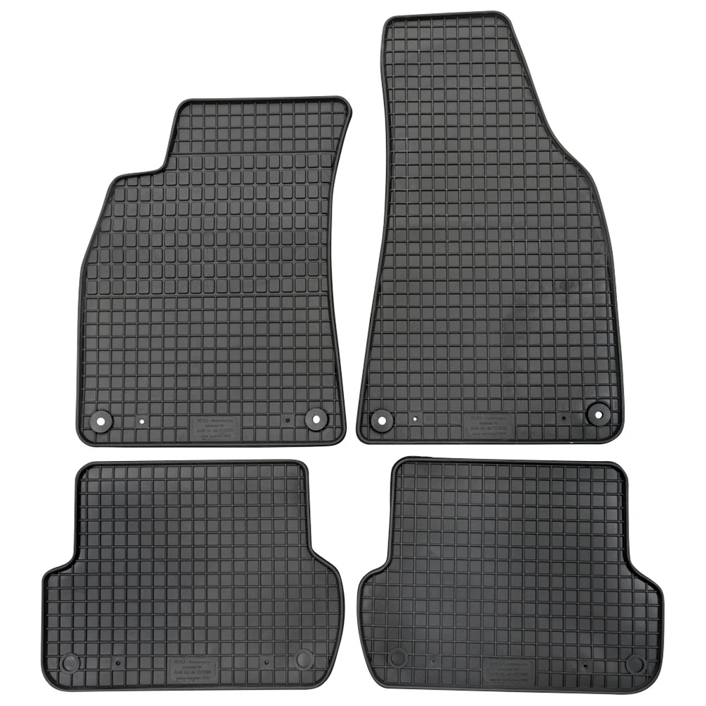Audi A4 (2001-2007) λαστιχένια μαύρα πατάκια Petex - 4τμχ Audi A4 (2001-2007) λαστιχένια μαύρα πατάκια Petex - 4τμχ