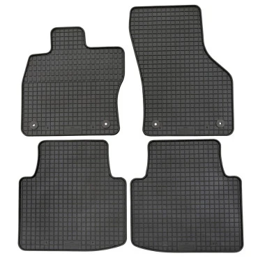 Skoda Superb (2015+) λαστιχένια μαύρα πατάκια Petex - 4τμχ