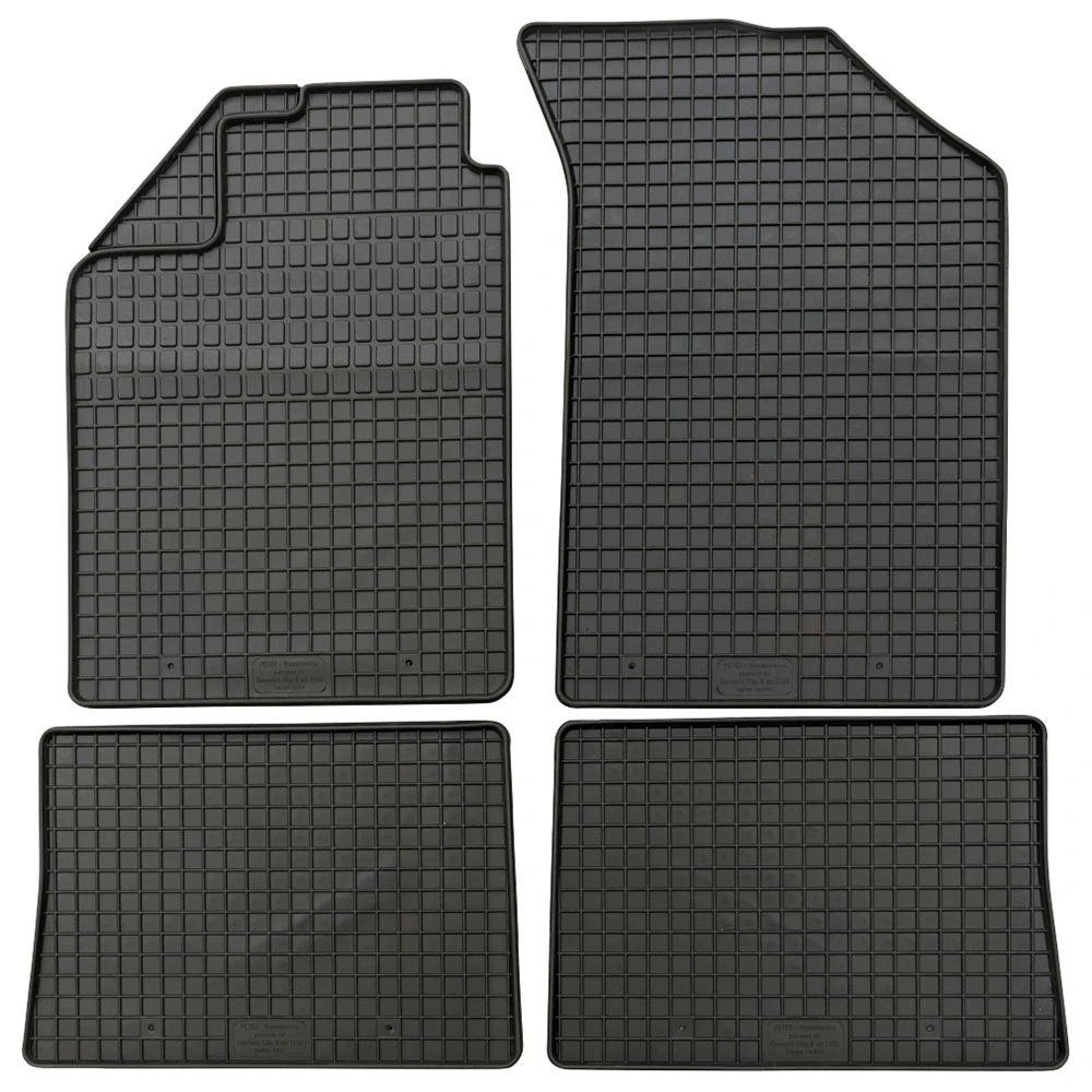 Renault Clio (1998-2005) / Thalia λαστιχένια μαύρα πατάκια Petex - 4τμχ Renault Clio (1998-2005) / Thalia λαστιχένια μαύρα πατάκια Petex - 4τμχ