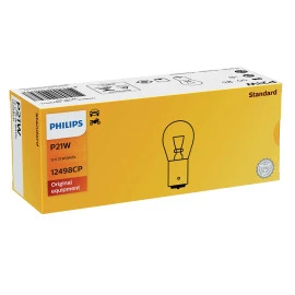 Λυχνία Philips Standard P21W 12V 21W BA15s Vision 12498CP 1τμχ Λυχνία Philips Standard P21W 12V 21W BA15s Vision 12498CP 1τμχ
