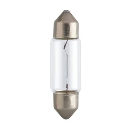 Λυχνία Philips Standard Σωληνωτή C5W/SV8,5 12V 5W Vision 12844CP 1τμχ Λυχνία Philips Standard Σωληνωτή C5W/SV8,5 12V 5W Vision 12844CP 1τμχ