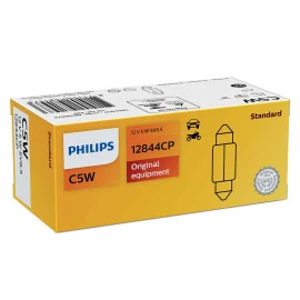 Λυχνία Philips Standard Σωληνωτή C5W/SV8,5 12V 5W Vision 12844CP 1τμχ Λυχνία Philips Standard Σωληνωτή C5W/SV8,5 12V 5W Vision 12844CP 1τμχ