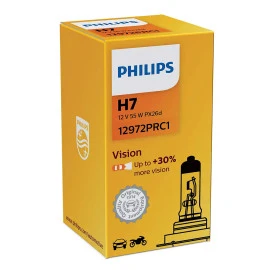Λυχνία Philips Vision H7 12V 55W PX26d 12972PRC1 1τμχ Λυχνία Philips Vision H7 12V 55W PX26d 12972PRC1 1τμχ