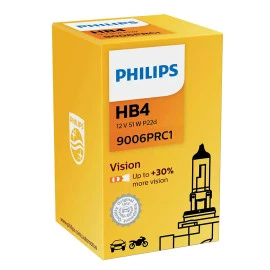 Λυχνία Philips Vision HB4 12V 51W P22d 9006PRC1 1τμχ Λυχνία Philips Vision HB4 12V 51W P22d 9006PRC1 1τμχ