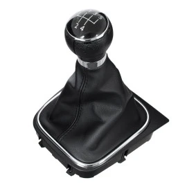 Λεβιές ταχυτήτων VW Golf 5 (2004-2009) / VW Golf 6 (2008-2012) / Jetta (2005-2010) 5 ταχύτητες μαύρο με πλαίσιο χρωμίου Λεβιές ταχυτήτων VW Golf 5 (2004-2009) / VW Golf 6 (2008-2012) / Jetta (2005-2010) 5 ταχύτητες μαύρο με πλαίσιο χρωμίου