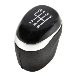 Πόμολο λεβιέ 6 ταχυτήτων Renault Captur I/II / Kadjar / Scenic IV / Koleos II - μαύρο-ασημί (1τμχ) Πόμολο λεβιέ 6 ταχυτήτων Renault Captur I/II / Kadjar / Scenic IV / Koleos II - μαύρο-ασημί (1τμχ)