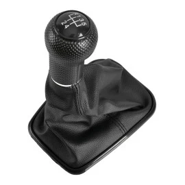 VW Golf/Bora 1998-2005 / Seat Leon/Toledo 1999-2001 πόμολο λεβιέ 5 ταχυτήτων με φούσκα μαύρο με τρύπα 20mm (OE 1J0711113)