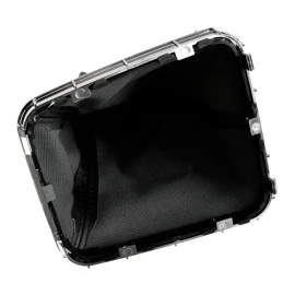 Opel Zafira B 2005-2012 φούσκα λεβιέ ταχυτήτων μαύρη με πλαίσιο χρωμίου