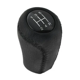 Πόμολο λεβιέ 5 ταχυτήτων Mazda 2/3/5/6 2007+ - μαύρο δερμάτινο (1τμχ) Πόμολο λεβιέ 5 ταχυτήτων Mazda 2/3/5/6 2007+ - μαύρο δερμάτινο (1τμχ)