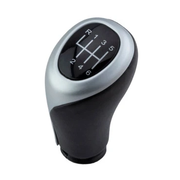 BMW F30/F31/F32/F33/F36/F80/F82/F83 πόμολο λεβιέ 6 ταχυτήτων μαύρο με ασημί (OE 25117596087) NTY