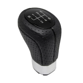 Πόμολο λεβιέ 6 ταχυτήτων για BMW μαύρο δέρμα τρυπητό (1τμχ) Πόμολο λεβιέ 6 ταχυτήτων για BMW μαύρο δέρμα τρυπητό (1τμχ)