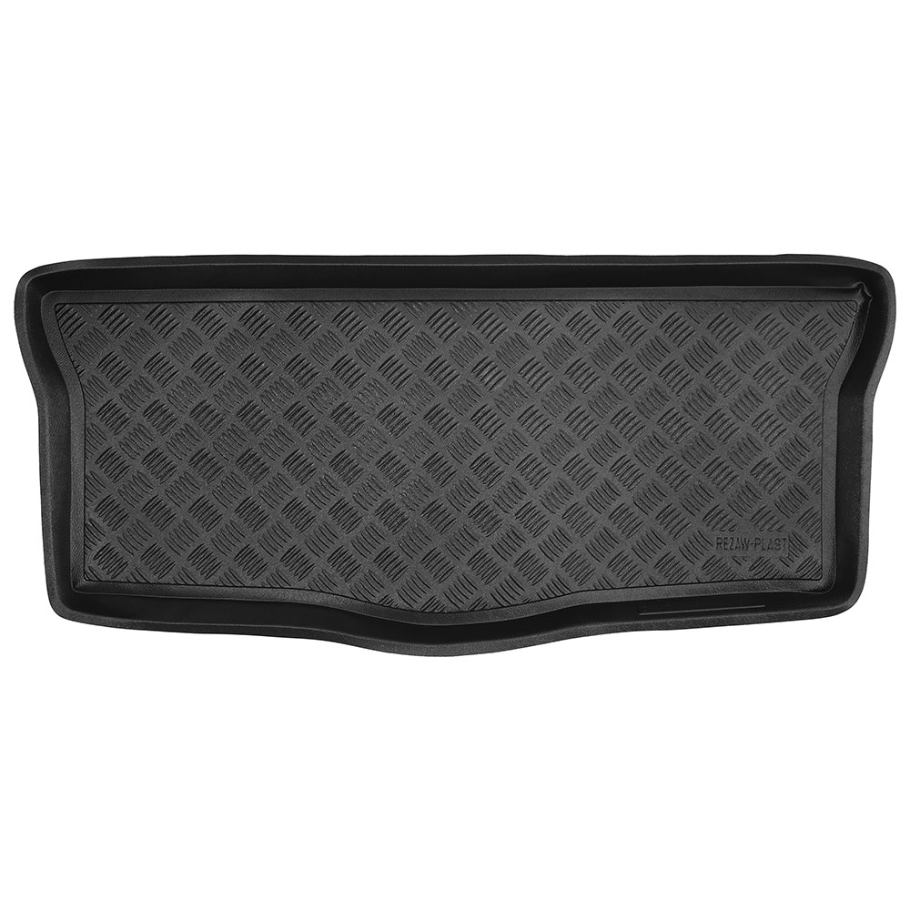 Citroen C1 (2005-2014)  / Peugeot 107 (2005-2014)  / Toyota Aygo (2005-2014) πατάκι πορτ μπαγκάζ πλαστικό μαύρο σκαφάκι Rezaw Plast - 1τμχ