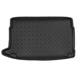 VW Polo 2009-2017 Hatchback (Upper) πατάκι πορτ μπαγκάζ πλαστικό μαύρο σκαφάκι Rezaw Plast - 1τμχ