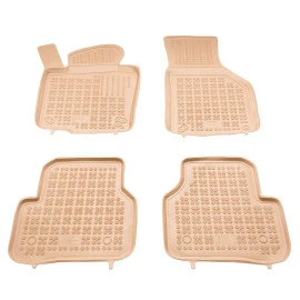 VW Passat B6 / B7 (2005-2014) / Tiguan (2007-2016) / Jetta (2011+) λαστιχένια μπεζ πατάκια σκαφάκια Rezaw Plast - 4τμχ VW Passat B6 / B7 (2005-2014) / Tiguan (2007-2016) / Jetta (2011+) λαστιχένια μπεζ πατάκια σκαφάκια Rezaw Plast - 4τμχ