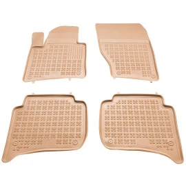 VW Touareg / Porsche Cayenne (2010-2018) λαστιχένια μπεζ πατάκια σκαφάκια Rezaw Plast - 4τμχ VW Touareg / Porsche Cayenne (2010-2018) λαστιχένια μπεζ πατάκια σκαφάκια Rezaw Plast - 4τμχ